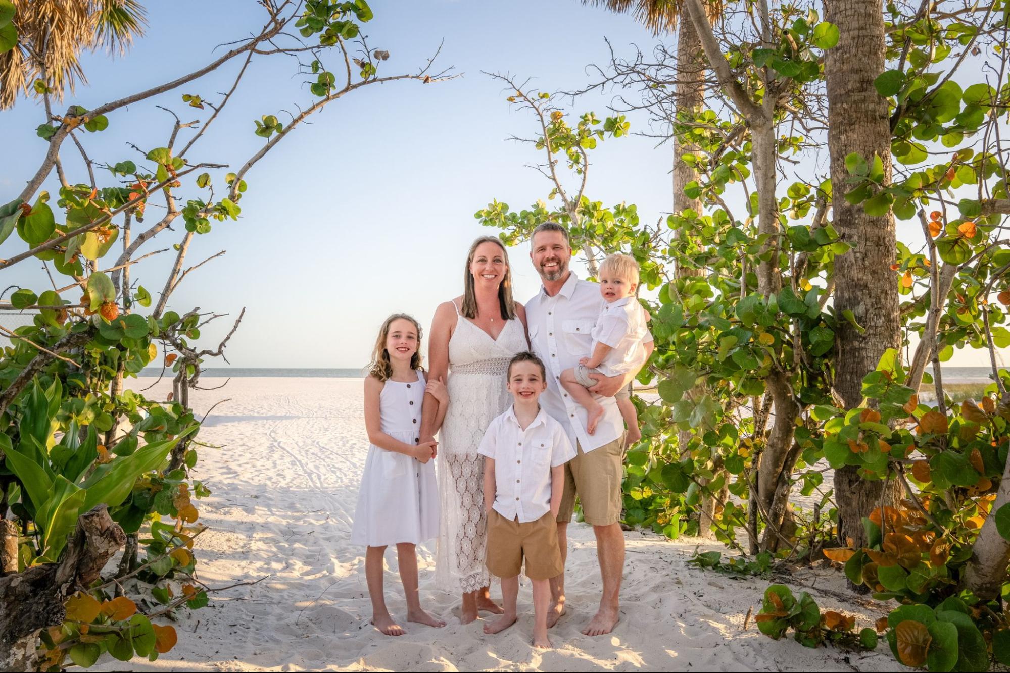 Tucker Deering with family
